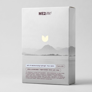 Набор увлажняющих гидрогелевых масок для лица ME2ME 5 шт х 28 г.(М)