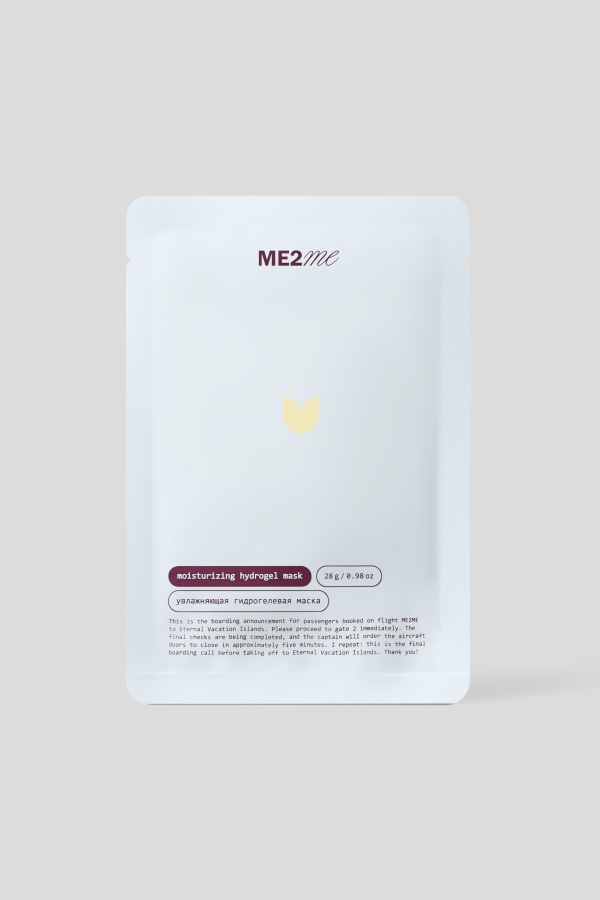 Увлажняющая гидрогелевая маска для лица ME2ME 28 гр. (М)