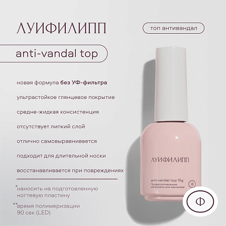 Топ Луи Филипп Top Anti-vandal без уф-фильтра 15g (М)