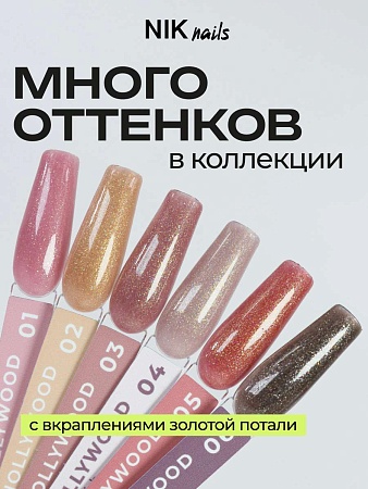 Гель-лак NIK nails Hollywood 02 8 g (М)