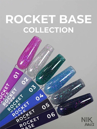 Камуфлирующая база NIK nails Rocket Rubber Base №04 15 g (М)