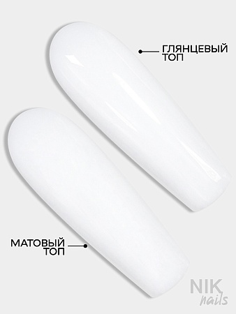 Гель-лак NIK nails White 10 g (М)