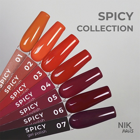 Гель-лак NIK nails Spicy 06 8 g (М)