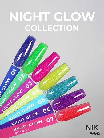 Гель-лак NIK nails Night glow 05 8 g (М)